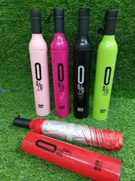 Bottle Shape Foldable Umbrella with Case – Compact Manual Portable Umbrella for Women, Men, and Kids