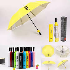 Bottle Shape Foldable Umbrella with Case – Compact Manual Portable Umbrella for Women, Men, and Kids
